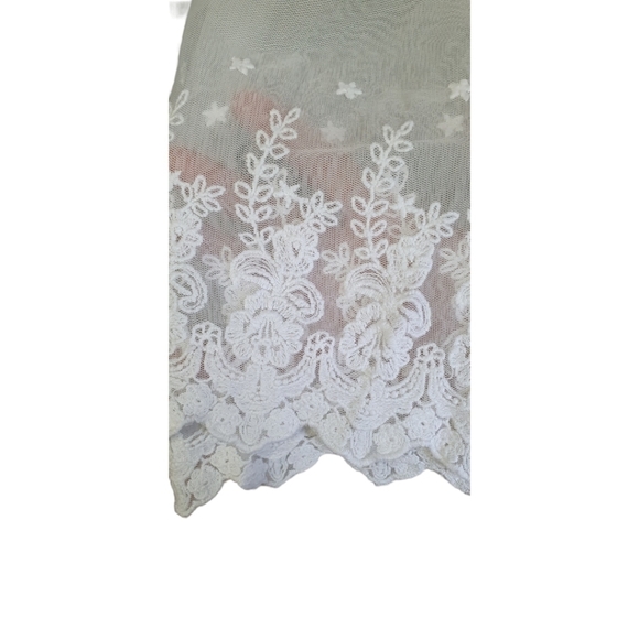 KYLA SEA Embroidered‎ Blouse White Women's Size L - Picture 3 of 10